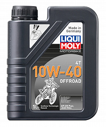 3055 LiquiMoly НС-синтетическое моторное масло для 4-такт.мотоциклов Motorbike 4T Offroad 10W-40 1л