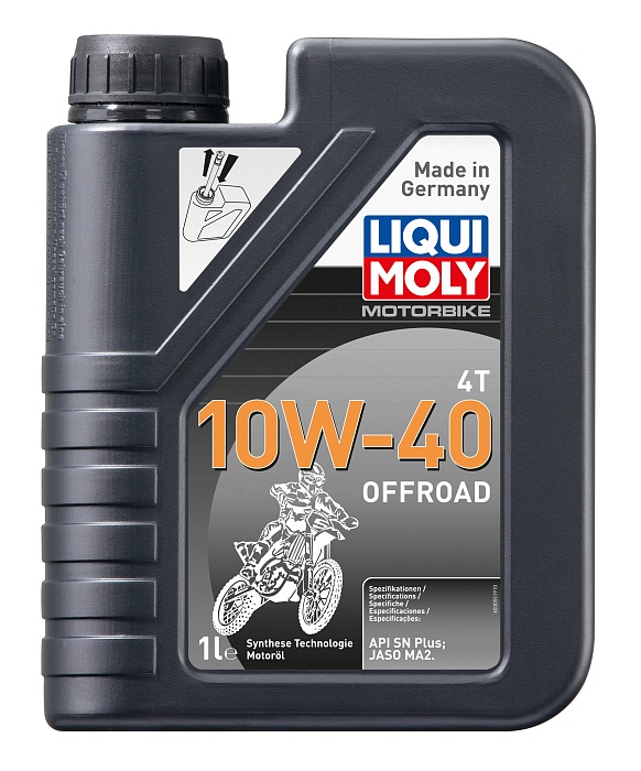 3055 LiquiMoly НС-синтетическое моторное масло для 4-такт.мотоциклов Motorbike 4T Offroad 10W-40 1л