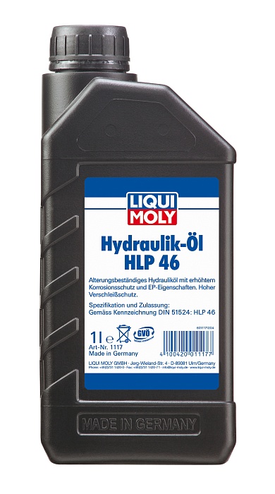1117 LiquiMoly Минеральное гидравлическое масло Hydraulikoil HLP 46 1л