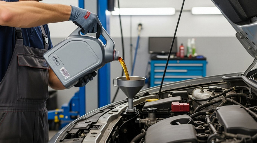 Замена масла ДВС