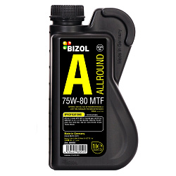 88950 BIZOL Синтетическое трансмиссионное масло Allround Gear Oil MTF 75W-80 (1л)