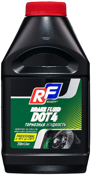20634N RUSEFF Тормозная жидкость DOT 4 (250 мл)