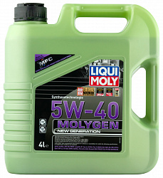 8578 LiquiMoly НС-синтетическое моторное масло Molygen New Generation 5W-40 4л
