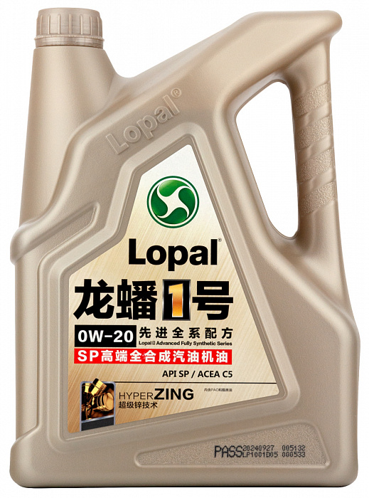 LPL36585 Lopal моторное масло 1 Advanced Fully Synthetic Series SP 0W-20 (4л) LPL36585 Lopal моторное масло 1 Advanced Fully Synthetic Series SP 0W-20 (4л)