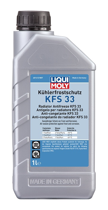 21130 LiquiMoly Антифриз-концентрат Kuhlerfrostschutz KFS 33 1л