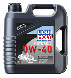 2261 LiquiMoly Синтетическое моторное масло для снегоходов Snowmobil Motoroil 0W-40 4л