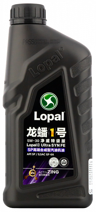 LPL35953 Lopal моторное масло 1 Ultra SYN FE SP 5W-30 (1л)