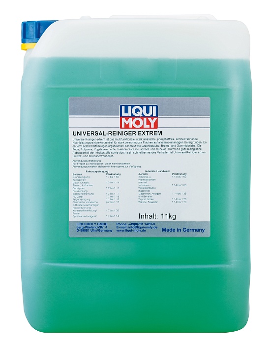 8190 LiquiMolyУниверсальный очиститель Universal-Reiniger Extrem 11 л