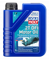 25088 LiquiMoly Полусинтетическое моторное масло для водной техники Marine 2T DFI Motor Oil 1л