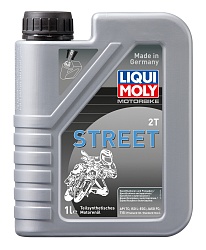 3981 LiquiMoly Полусинтетическое моторное масло для 2-такт.мотоциклов Motorbike 2T Street L-EGC 1л