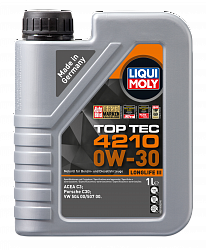 21604 LiquiMoly НС-синтетическое моторное масло Top Tec 4210 0W-30 1л