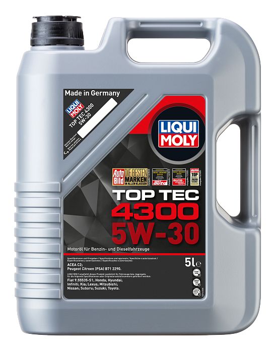 8031 LiquiMoly НС-синтетическое моторное масло Top Tec 4300 5W-30 5л