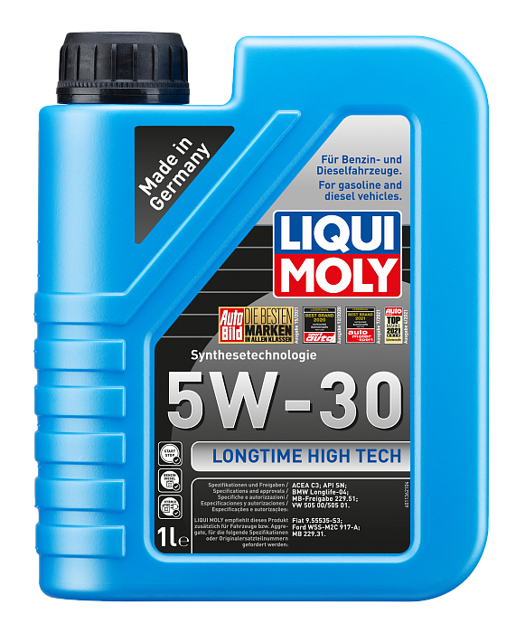 9506 LiquiMoly НС-синтетическое моторное масло Longtime High Tech 5W-30 CF/SN C3 (1л)
