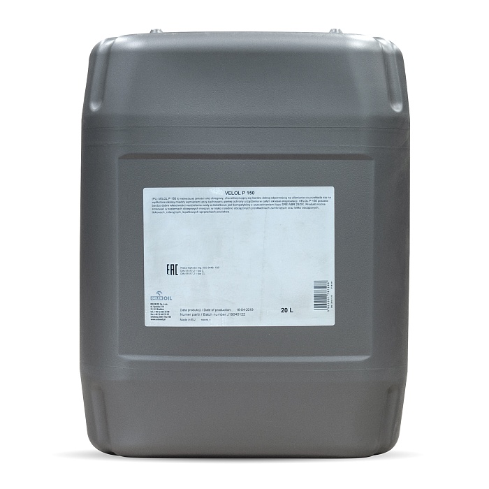 QFS169K20 ORLEN OIL Циркуляционное масло VELOL P 150 20л