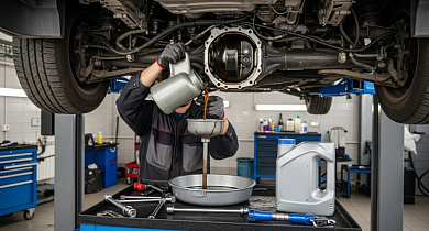 Замена масла в редукторах и раздатке