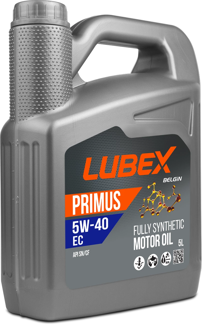  L034-1312-0405 LUBEX Синтетическое моторное масло PRIMUS EC 5W-40 (5л) 