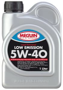  6573 Meguin НС-синтетическое моторное масло Megol Motorenoel Low Emission 5W-40 (1л) 