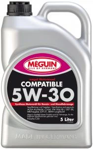  6562 Meguin НС-синтетическое моторное масло megol Motorenoel Compatible SAE 5W-30 Plus (5л) 