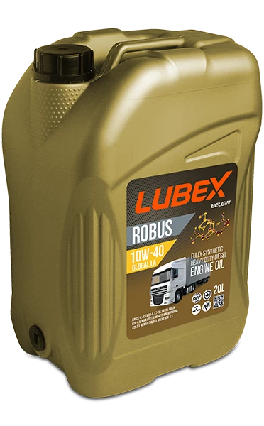  L019-0763-0020 LUBEX Синтетическое моторное масло ROBUS GLOBAL LA 10W-40 CK-4 E6/E7/E9 (20л) 