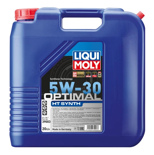  39003 LiquiMoly НС-синтетическое моторное масло Optimal HT Synth 5W-30 20л 