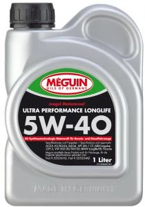  4361 Meguin НС-синтетическое моторное масло Megol Motorenoel Ultra Performance Longlife 5W-40 (1л) 