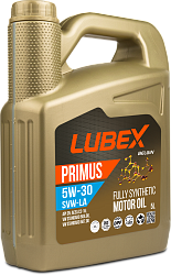 L034-1334-0405 LUBEX Синтетическое моторное масло PRIMUS SVW-LA 5W-30 SN C3 (5л)