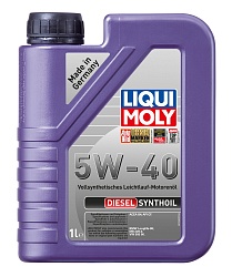 1926 LiquiMoly Синтетическое моторное масло Diesel Synthoil 5W-40 1л 1926 LiquiMoly Синтетическое моторное масло Diesel Synthoil 5W-40 1л