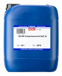 4076 LiquiMoly Синтетическое компрессорное масло LM 500 Kompressorenoil 30 10л