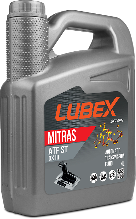 L020-0876-1201 LUBEX Синтетическое трансмиссионное масло для АКПП MITRAS ATF ST DX III (1л)