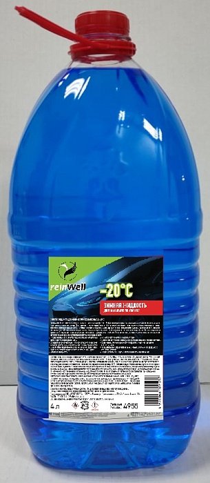 4955 ReinWell Зимняя жидкость для омывателя стекла -20C (4л)