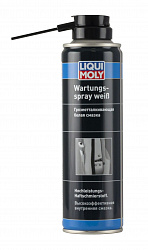 3953 LiquiMoly Грязеотталкивающая белая смазка Wartungs-Spray weiss 0,25л
