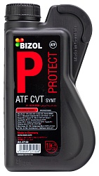 27130 BIZOL НС-синтетическое трансмиссионное масло для вариаторов CVT Protect ATF CVT Synt (1л)