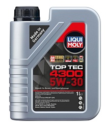 2323 LiquiMoly НС-синтетическое моторное масло Top Tec 4300 5W-30 1л 2323 LiquiMoly НС-синтетическое моторное масло Top Tec 4300 5W-30 1л