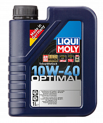 3929 LiquiMoly Полусинтетическое моторное масло Optimal 10W-40 1л