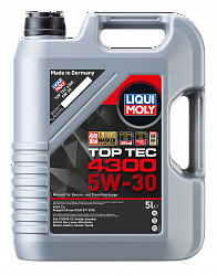 8031 LiquiMoly НС-синтетическое моторное масло Top Tec 4300 5W-30 5л 8031 LiquiMoly НС-синтетическое моторное масло Top Tec 4300 5W-30 5л